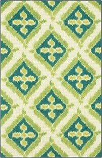 Mohawk Summer Splash rug in turquoise